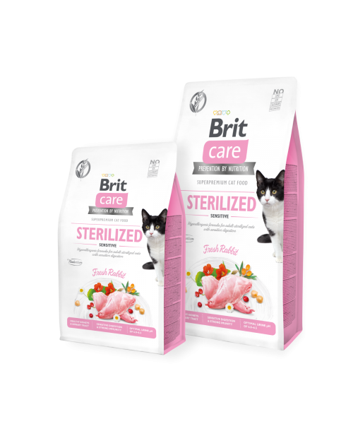 Brit Care Cat GF Sterilized Sensitive 7kg 
