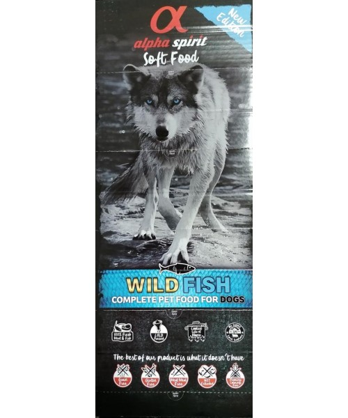 Alpha Spirit Dog Food ONLY FISH begrūdis maistas šunims 9 kg