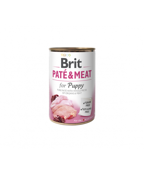 Brit Care Chicken&Turkey for Puppy Pate & Meat 400g